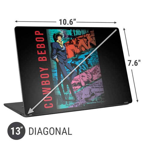 Cowboy Bebop Poster Universal Laptop 13in (10.6 x 7.6in) Skin